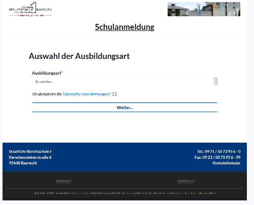 Onlineanmeldung